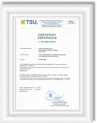 EN694 Certificate